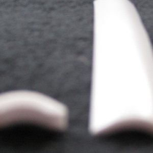 inlegbies WIT voor raamprofielen en aluminium strips